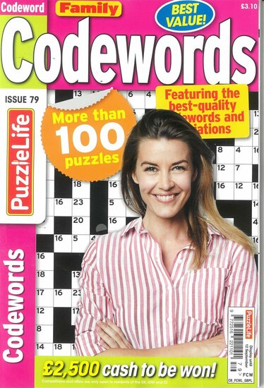 PuzzleLife Family Codewords Magazine