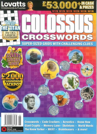 Lovatts Colossus Crosswords Magazine